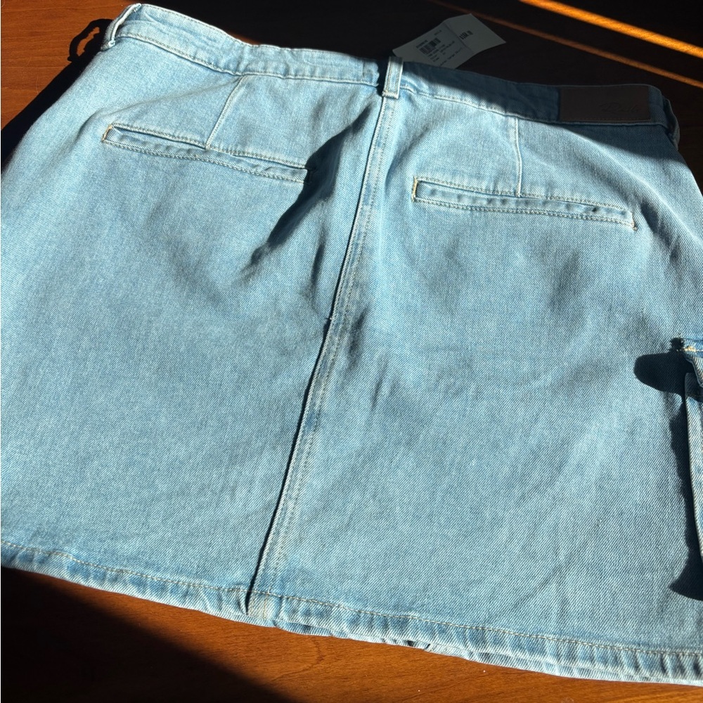 Rails Blue Mini Skirt Casual Resort Wear